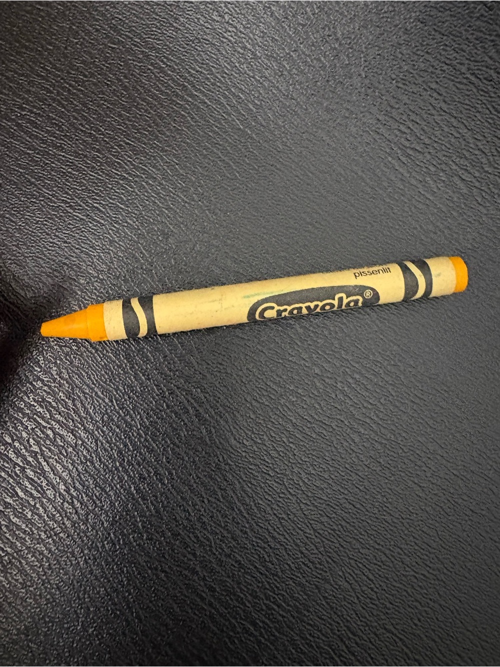 Crayola Orange Wax Crayon Dandelion collectible